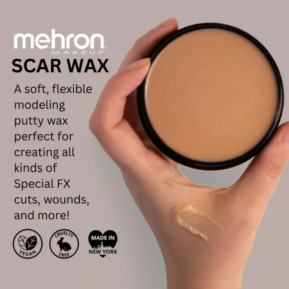 Mehron Scar Wax Light – professzionális SFX heg- és sebwax