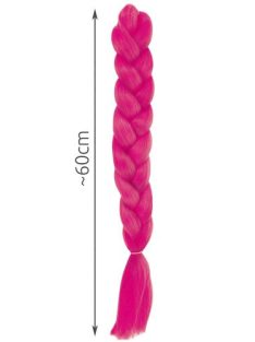 Rózsaszín ombre szintetikus haj fonatokhoz