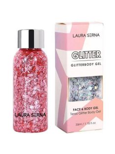 Laura Serna Chunky face and Body glitter gel - Pink