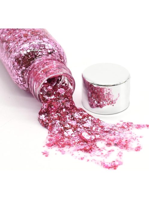 Laura Serna Chunky face and Body glitter gel - Pink