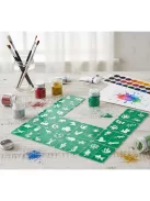 KiviArt Csillámtetoválás sablon "B" szett 48 db - 4 in 1