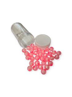 Színes Gyöngyök 0,7mm Rózsaszínben 30db/cs