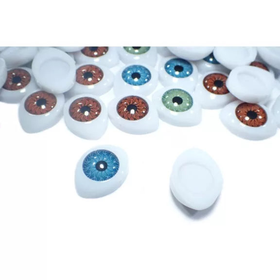 Szemek -több színben 12mmx16mm