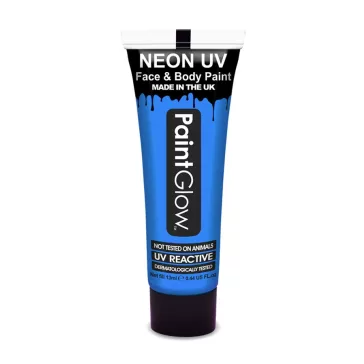 Paintglow Uv - Neon arc és testfesték kék 10ml