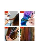 Hajszínező kréta - fésűkréta szett 6 színű