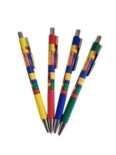 Vinson 0,7 mm-es golyóstoll Lego mintával, nyomógombos mechanizmussal, különböző színekben