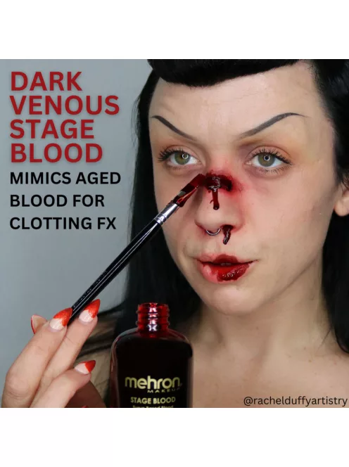 Mehron Stage Blood – Dark Venous (470 ml) professzionális sötét vénás művér SFX-hez