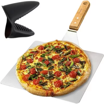 Pizza Lapát 30 cm + Szilikon edényfogó készlet.