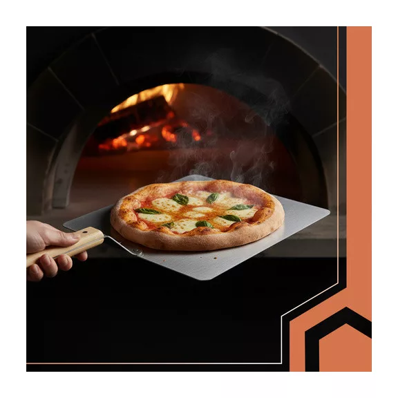 Pizza Lapát 30 cm + Szilikon edényfogó készlet.