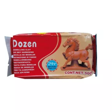 MODELLEZŐ MASSZA 0,5 kg - Fehér és terrakotta színekben