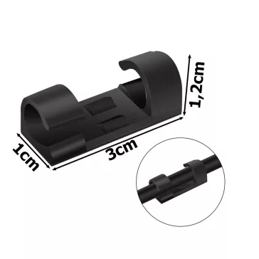 Kábelrögzítő és elosztó - 20 db-os