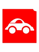 KiviArt 4x4cm Csillámtetoválás sablon 16 autó 