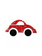 KiviArt 4x4cm Csillámtetoválás sablon 16 autó 