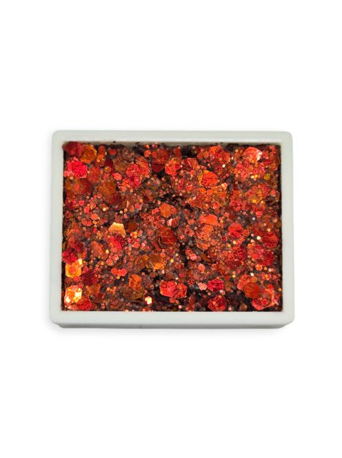 KiviArt Glitter Cream 'Shiny Fox' színjátszó csillámkrém, viasz alapú vegán kozmetikum arcfestéshez