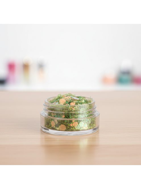 KiviArt Aurora Mixed Chunky Csillám XS13 - Sarki Fény Irizáló Glitter Sminkhez