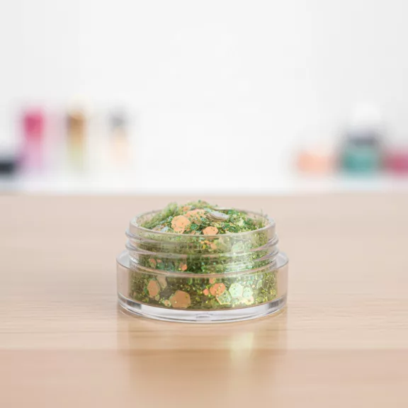 KiviArt Aurora Mixed Chunky Csillám XS13 - Sarki Fény Irizáló Glitter Sminkhez