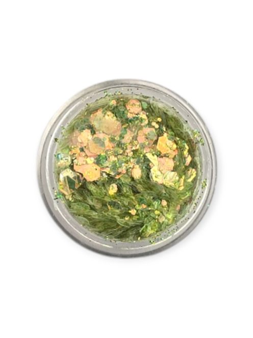 KiviArt Aurora Mixed Chunky Csillám XS13 - Sarki Fény Irizáló Glitter Sminkhez
