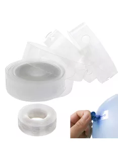 Lufi girland szalag 3 méter lufifüzér készítéshez születésnapi és esküvői dekorációhoz