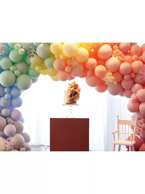 Lufi girland szalag 3 méter lufifüzér készítéshez születésnapi és esküvői dekorációhoz