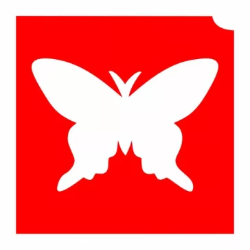 4×4 cm-es KiviArt lepke csillámtetoválás sablon öntapadós kivitelben