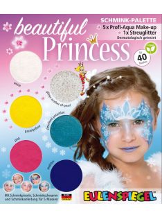   EULENSPIEGEL - 6 színű arcfesték készlet "Beautiful Princess"