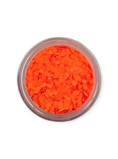 KiviArt Mixed Chunky UV Csillám Orange GSL144 - Világító Narancs Nagyszemcsés Glitter