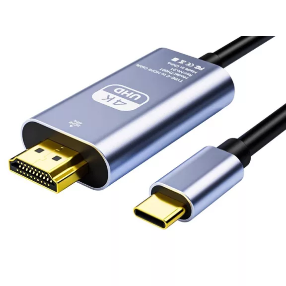 USB-C - HDMI 4K Ultra HD Kábel (1,8m)