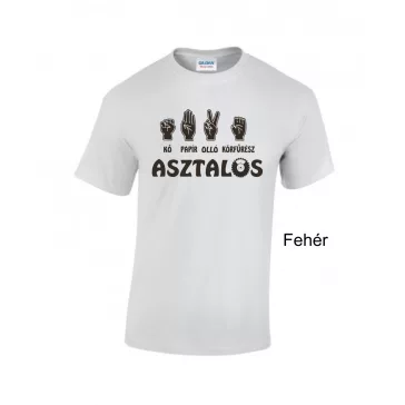 Póló - Kő Papír Olló Körfűrész Asztalos