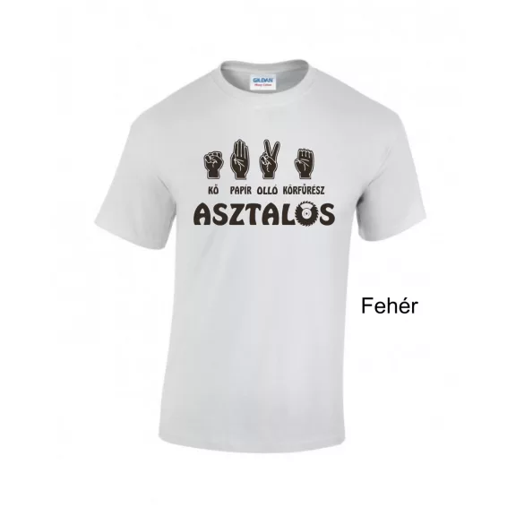 Póló - Kő Papír Olló Körfűrész Asztalos