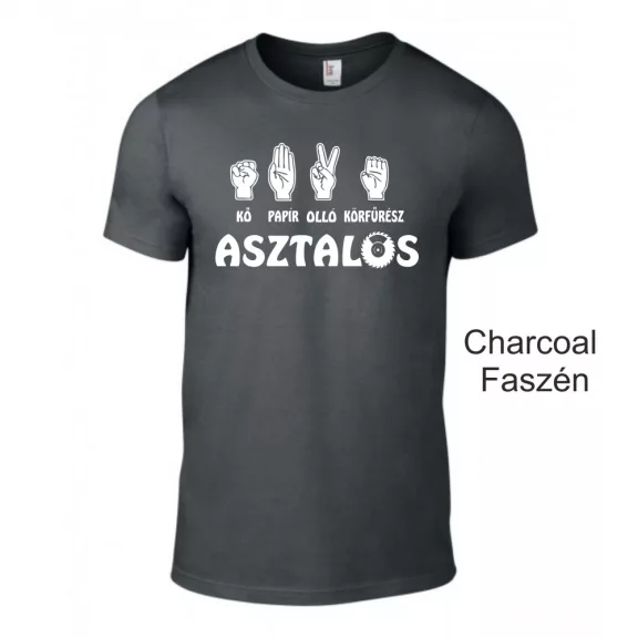 Póló - Kő Papír Olló Körfűrész Asztalos