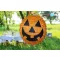 Vigyorgó narancssárga halloweeni tök alakú party pinata