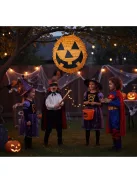 Vigyorgó narancssárga halloweeni tök alakú party pinata