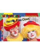 Eulenspiegel 6 színű arcfesték paletta - Bohóc "Herr & Frau Clown"