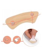 Puha öntapadós habszivacs sarokvédő betét párban.