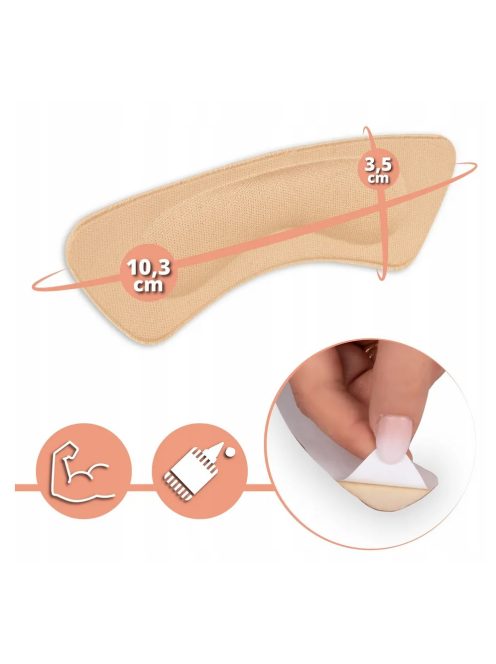 Puha öntapadós habszivacs sarokvédő betét párban.