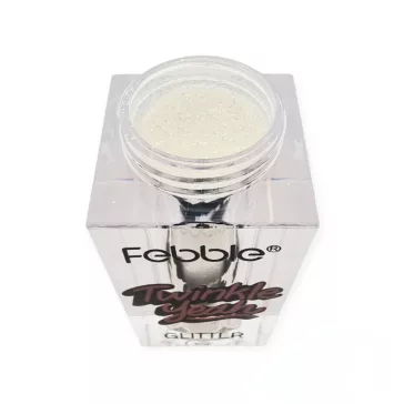Febble Extra finom csillámpúder fehér