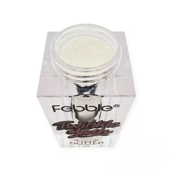Febble Extra finom csillámpúder fehér