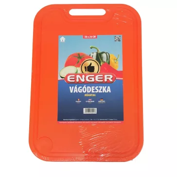 Műanyag vágódeszka 26x38 cm