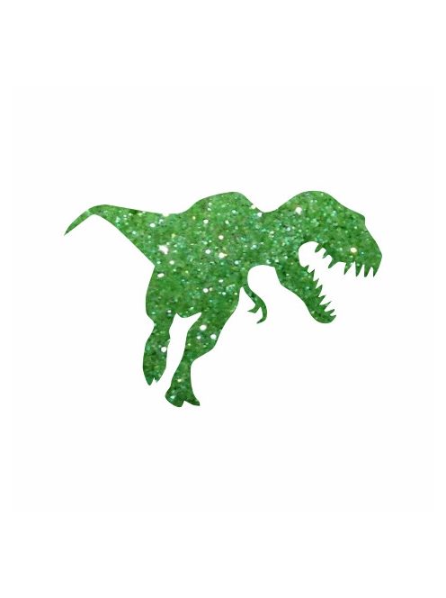 KviArt 4x4cm Csillámtetoválás sablon 11 T Rex Dino