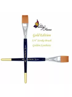   Nat's Fancy 3/4" lapos arcfestő ecset Gold Edition