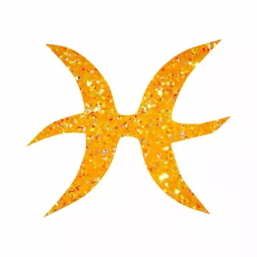 Csillámtetoválás sablon - Csillagjegyek Halak