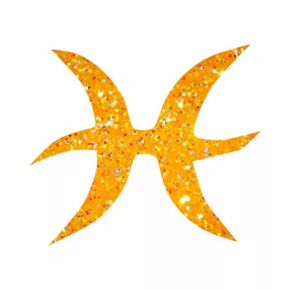 Csillámtetoválás sablon - Csillagjegyek Halak