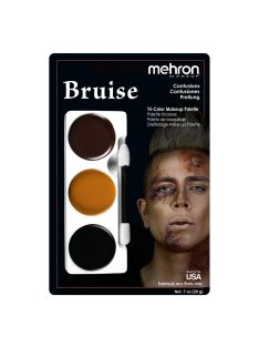   Mehron háromszínű arcfestő készlet - Zúzódás /Bruise/