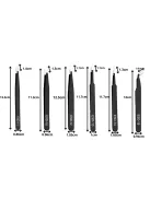 Antisztatikus precíziós csipeszkészlet 6 darab elektronikai és modellezési munkákhoz
