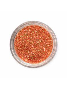 KiviArt UV Neon Csillámpor Dark Orange C19 - Világító Neon sötét Narancs Glitter