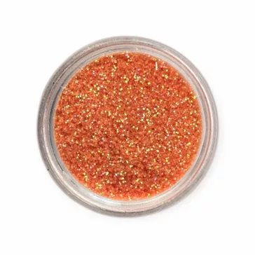KiviArt UV Neon Csillámpor Dark Orange C19 - Világító Neon sötét Narancs Glitter