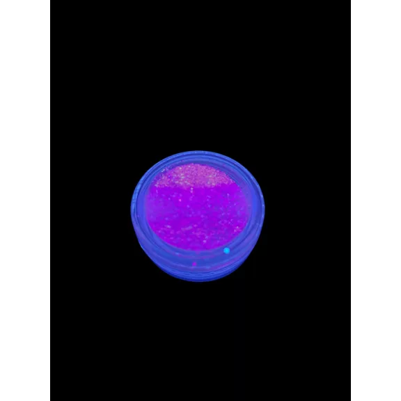 KiviArt UV Neon Csillámpor Dark Orange C19 - Világító Neon sötét Narancs Glitter