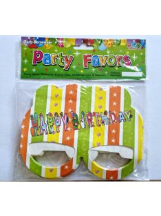 Papír parti szemüveg 12db/cs