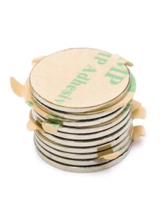 Neodímium körmágnes 3M öntapadós 15x1mm 10 db/cs 3430