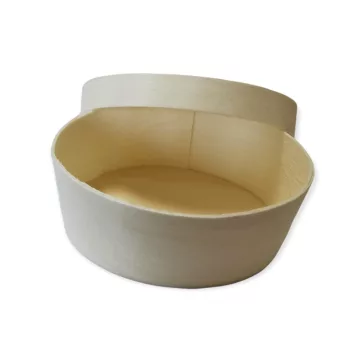 Fa háncs doboz ovál 8cm